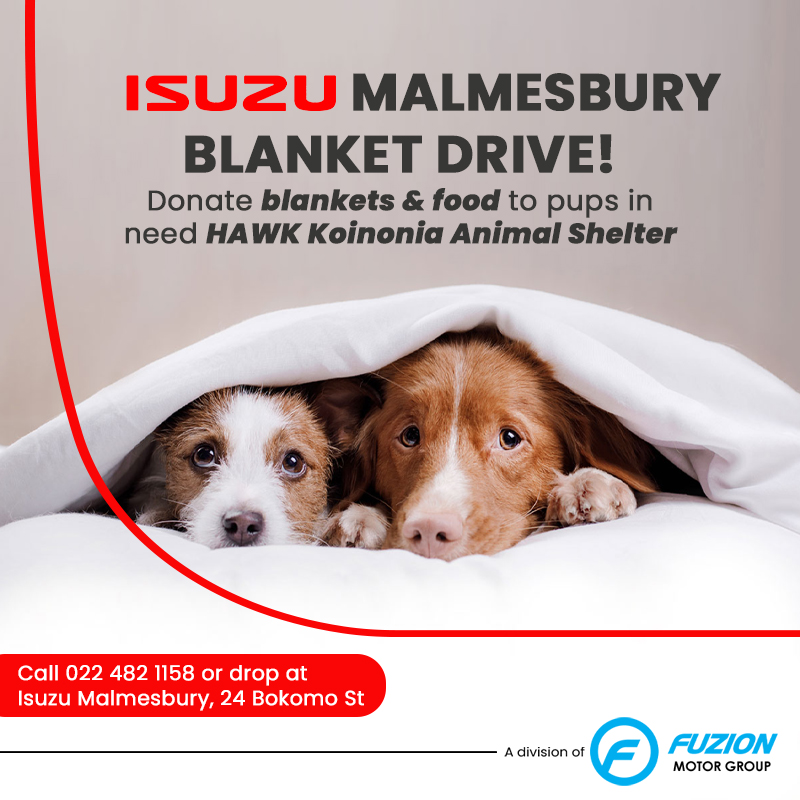 Fuzion Isuzu News Article - ISUZU MALMESBURY BLANKET DRIVE!